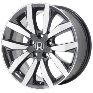 Honda Civic Wheel Rim Machined Grey 63996 Stock Factory OEM Replacement