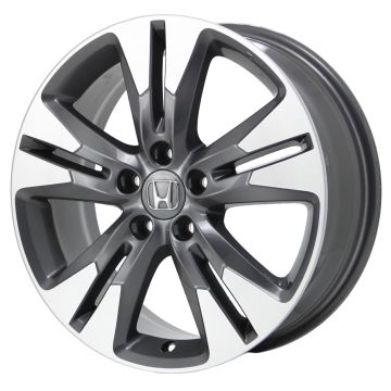 Honda Crosstour Wheel Rim Machined Grey 64052 Stock Factory OEM Replacement