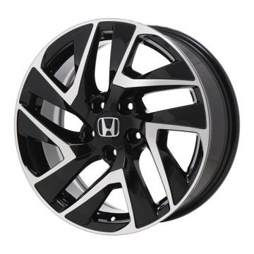 Honda CR-V Wheel Rim Machined Black 64069 Stock Factory OEM Replacement