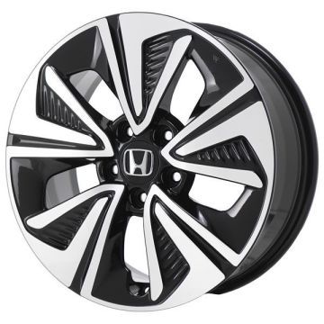 Honda Civic Wheel Rim Machined Black 64098 Stock Factory OEM Replacement