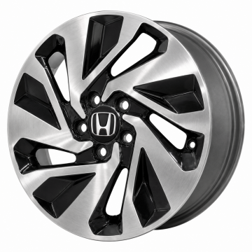 Honda Civic Wheel Rim Machined Black 64106 Stock Factory OEM Replacement