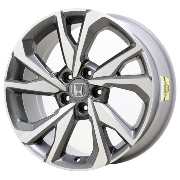 Honda Civic Wheel Rim Machined Grey 64108 Stock Factory OEM Replacement
