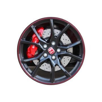 Honda Civic Wheel Rim Gloss Black - Red Line 64116 Stock Factory OEM Replacement