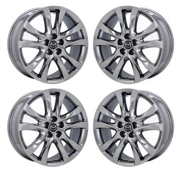 Mazda 6 Wheel Rim PVD Bright Chrome 64958 Stock Factory OEM Replacement