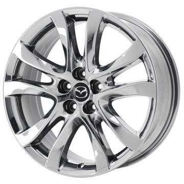 Mazda 6 Wheel Rim PVD Bright Chrome 64958 Stock Factory OEM Replacement