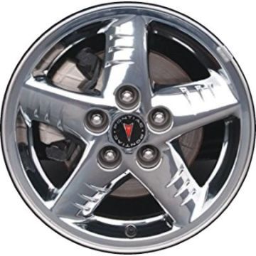 Pontiac Grand Am Wheel Rim Machined Chrome Clad 6533 Stock Factory OEM Replacement