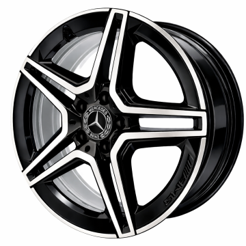 Mercedes-Benz E350 Wheel Rim Machined Black 65581 Stock Factory OEM Replacement