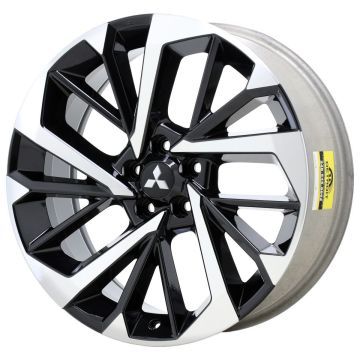 Mitsubishi Outlander Wheel Rim Machined Black 65866 Stock Factory OEM Replacement