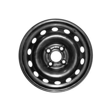 Chevrolet Aveo Wheel Rim Black Steel 6586 Stock Factory OEM Replacement