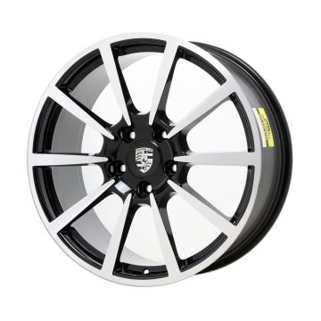 Porsche 911 Wheel Rim Machined Black 67426 (R) Stock Factory OEM Replacement