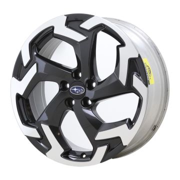 Subaru Crosstrek Wheel Rim Machined Black 68648 Stock Factory OEM Replacement