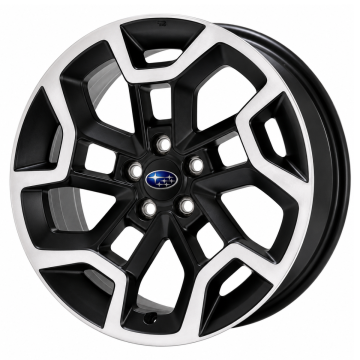 Subaru Crosstrek Wheel Rim Machined Black 68836 Stock Factory OEM Replacement