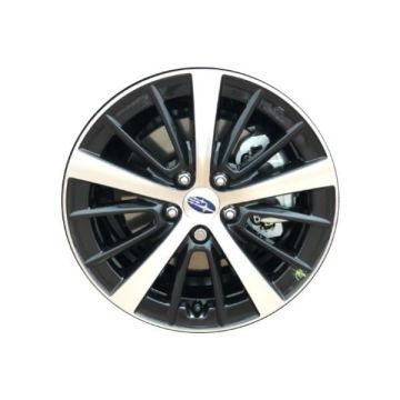 Subaru Impreza Wheel Rim Machined Black 68845 Stock Factory OEM Replacement