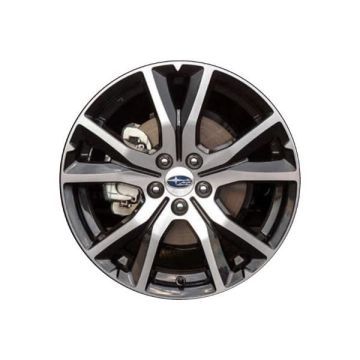 Subaru Impreza Wheel Rim Machined Black 68847 Stock Factory OEM Replacement