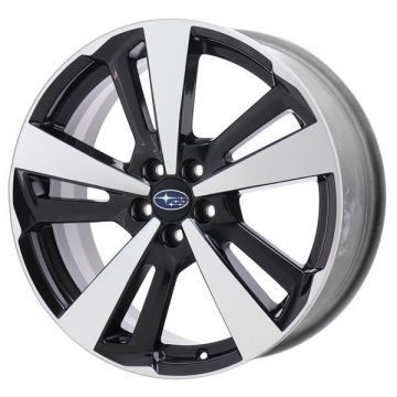 Subaru Impreza Wheel Rim Machined Black 68848 Stock Factory OEM Replacement