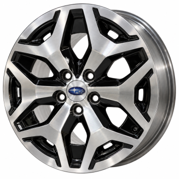 Subaru Forester Wheel Rim Machined Black 68866 Stock Factory OEM Replacement