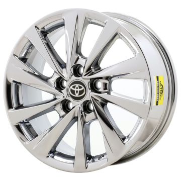 Toyota Camry Wheel Rim PVD Bright Chrome 69137 Stock Factory OEM Replacement