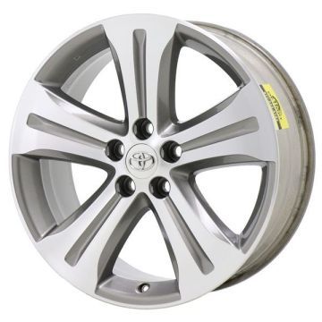 Toyota Highlander Wheel Rim Machined Grey 69536 Stock Factory OEM Replacement