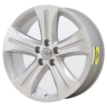 Toyota Highlander Wheel Rim Machined Silver 69536 Stock Factory OEM Replacement
