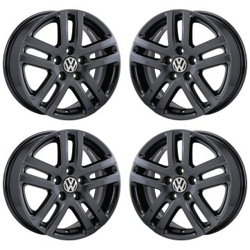 Volkswagen Jetta Wheel Rim PVD Black Chrome 69812 Stock Factory OEM Replacement