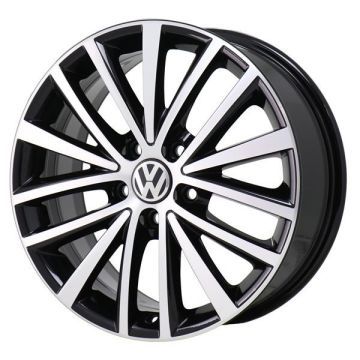 Volkswagen Jetta Wheel Rim Machined Black 69910 Stock Factory OEM Replacement
