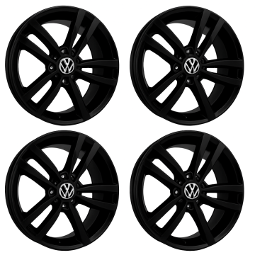 Volkswagen Touareg Exchange Wheels Set of 4-Exchange Rims Set of 4 Gloss Black 69917