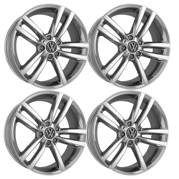 Volkswagen Touareg Wheel Rim PVD Bright Chrome 69917 Stock Factory OEM Replacement
