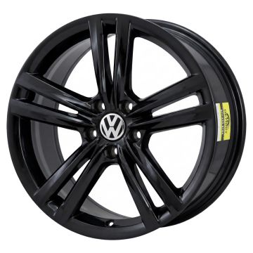 Volkswagen Passat Wheel Rim Gloss Black 69929 Stock Factory OEM Replacement