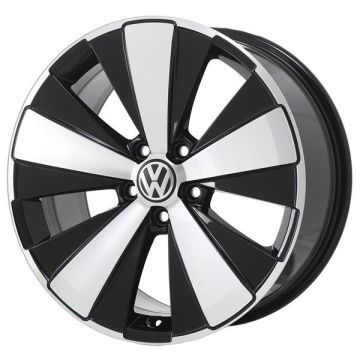 Volkswagen Beetle Wheel Rim Machined Black 69930 Stock Factory OEM Replacement
