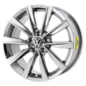 Volkswagen Beetle Wheel Rim PVD Bright Chrome 69975 Stock Factory OEM Replacement