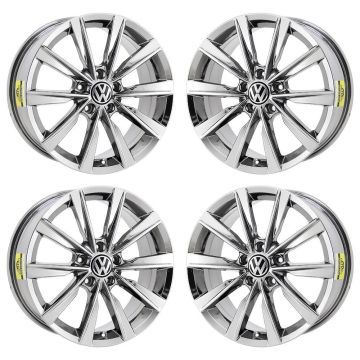 Volkswagen Beetle Wheel Rim PVD Bright Chrome 69975 Stock Factory OEM Replacement