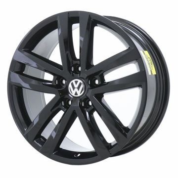 Volkswagen Touareg Wheel Rim Gloss Black 69996 Stock Factory OEM Replacement