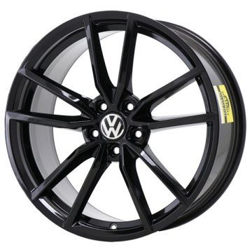 Volkswagen Golf Wheel Rim Gloss Black 70018 Stock Factory OEM Replacement