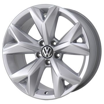 Volkswagen Atlas Wheel Rim Silver 70028 Stock Factory OEM Replacement
