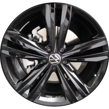 Volkswagen Atlas Wheel Rim Gloss Black 70031 Stock Factory OEM Replacement