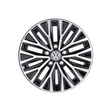 Volkswagen Jetta Wheel Rim Machined Black 70044 Stock Factory OEM Replacement