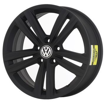 Volkswagen Jetta Wheel Rim Satin Black 70046 Stock Factory OEM Replacement
