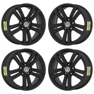 Volkswagen Jetta Exchange Wheels Set of 4-Exchange Rims Set of 4 Satin Black 70046
