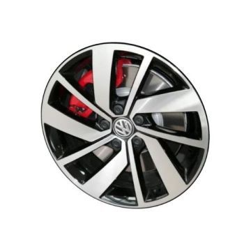 Volkswagen Jetta Wheel Rim Machined Black 70060 Stock Factory OEM Replacement