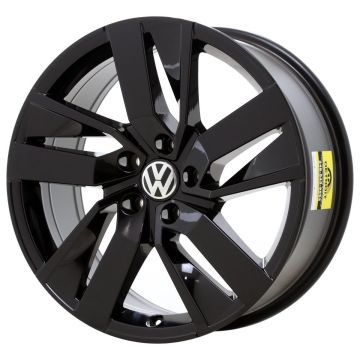 Volkswagen Atlas Wheel Rim Gloss Black 70073 Stock Factory OEM Replacement