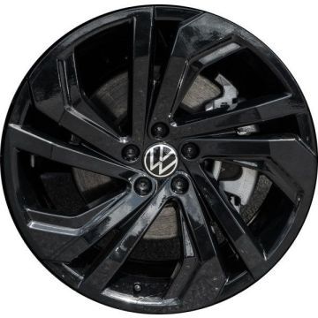 Volkswagen Atlas Wheel Rim Gloss Black 70075 Stock Factory OEM Replacement