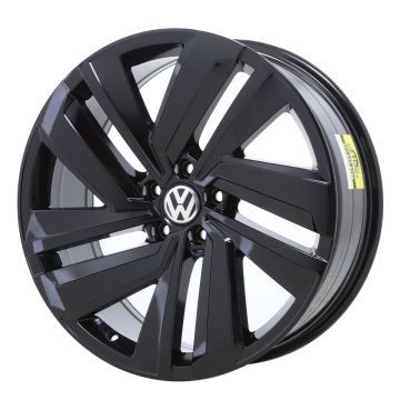 Volkswagen Atlas Wheel Rim Gloss Black 70076 Stock Factory OEM Replacement