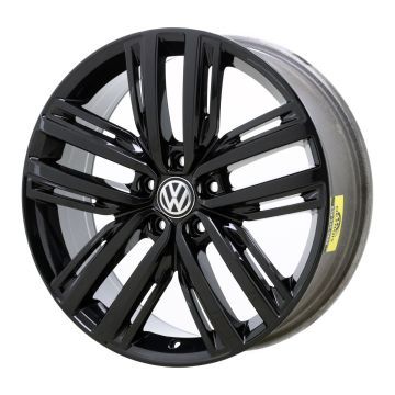 Volkswagen Tiguan Wheel Rim Gloss Black 70091 Stock Factory OEM Replacement