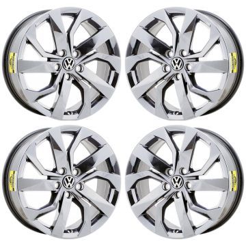 Volkswagen Taos Wheel Rim PVD Bright Chrome 70098 Stock Factory OEM Replacement