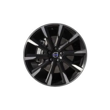 Volvo S60 Wheel Rim Machined Black 70395 Stock Factory OEM Replacement
