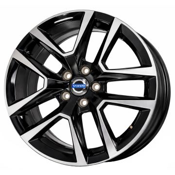 Volvo S60 Wheel Rim Machined Black 70427 Stock Factory OEM Replacement