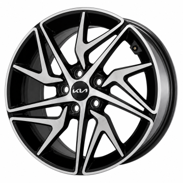 Kia Stinger Wheel Rim Machined Black 70677 Stock Factory OEM Replacement