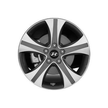 Hyundai Elantra Wheel Rim Machined Grey 70836 Stock Factory OEM Replacement