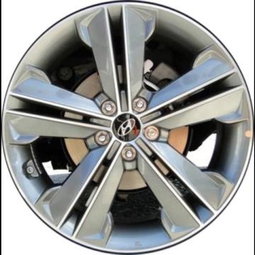 Hyundai Santa Fe Wheel Rim Machined Grey 70847 Stock Factory OEM Replacement