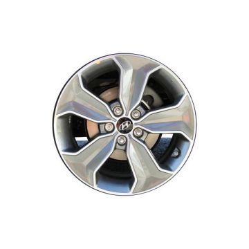 Hyundai Santa Fe Wheel Rim Machined Grey 70848 Stock Factory OEM Replacement